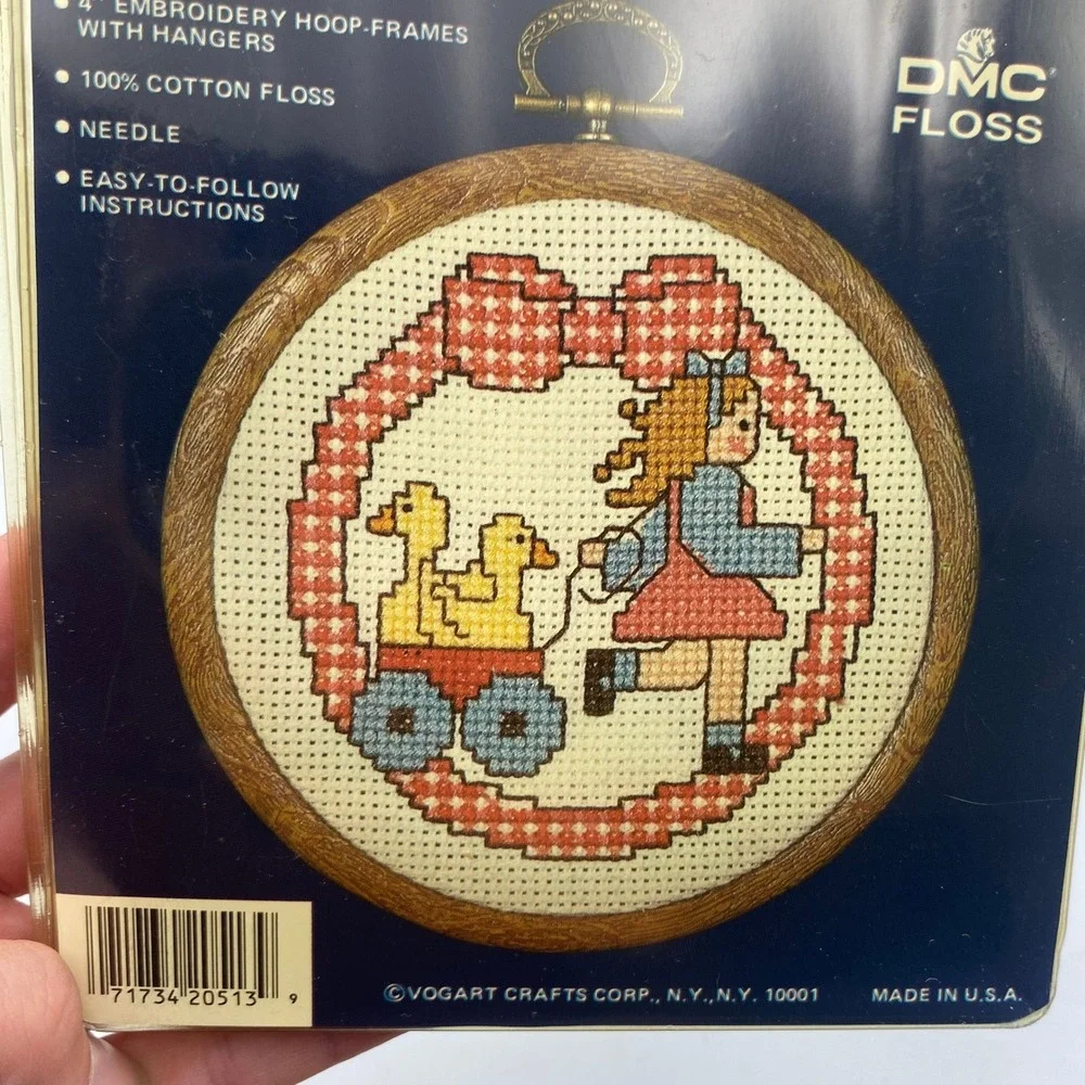 NOS Vogart Crafts Decorative Doubles‎ Counted Cross Stitch Kit 205M 4